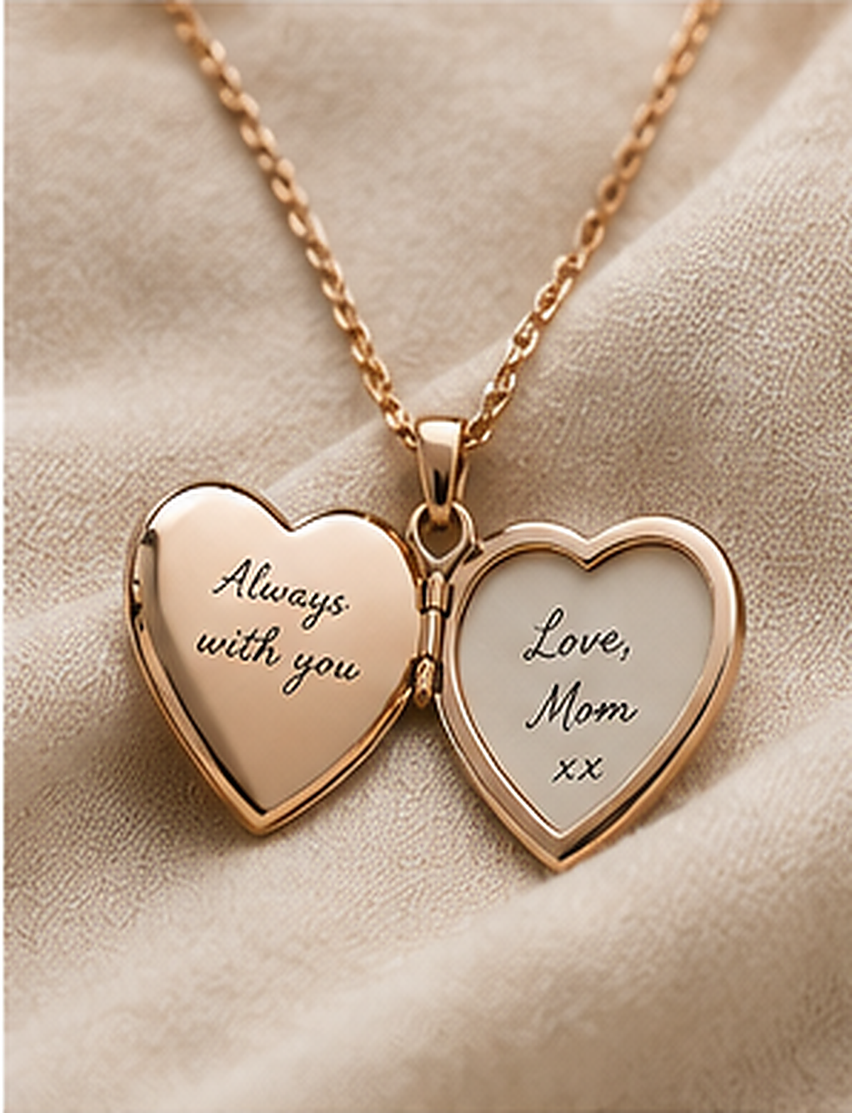Handwritten Heart Locket